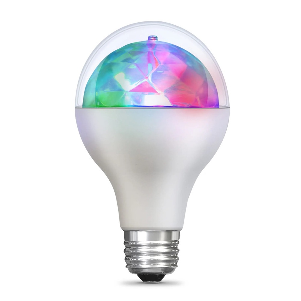 NWOT Feit Electric 5 -Watt EQ A21 RGB LED Specialty Light Bulb
